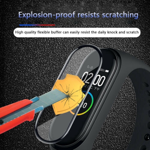 3D Full Bìa composite Screen Protector Đối với Xiaomi Mi Band 4 thông minh Xem