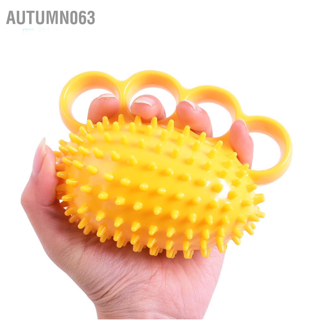 Autumn063 Grip Ball Máy tập thể dục 4 ngón Tay Tăng cường sức mạnh cho Bàn tay TPR An toàn Bóng phục hồi người lớn tuổi Trẻ em Người