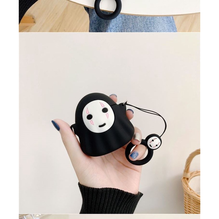 Vỏ Bảo Vệ Hộp Sạc Tai Nghe compatible AirPods3 Pro compatible AirPods3 Pro Hình Vô Diện Hoạt Hình