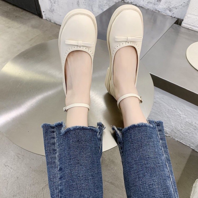 Giày búp bê marryjane nơ phong cách lolita G045 | BigBuy360 - bigbuy360.vn