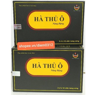 VIÊN UỐNG HÀ THỦ Ô NĂNG ĐỘNG - GIÚP ĐEN TÓC - HỔ TRỢ GIẢM RỤNG TÓC