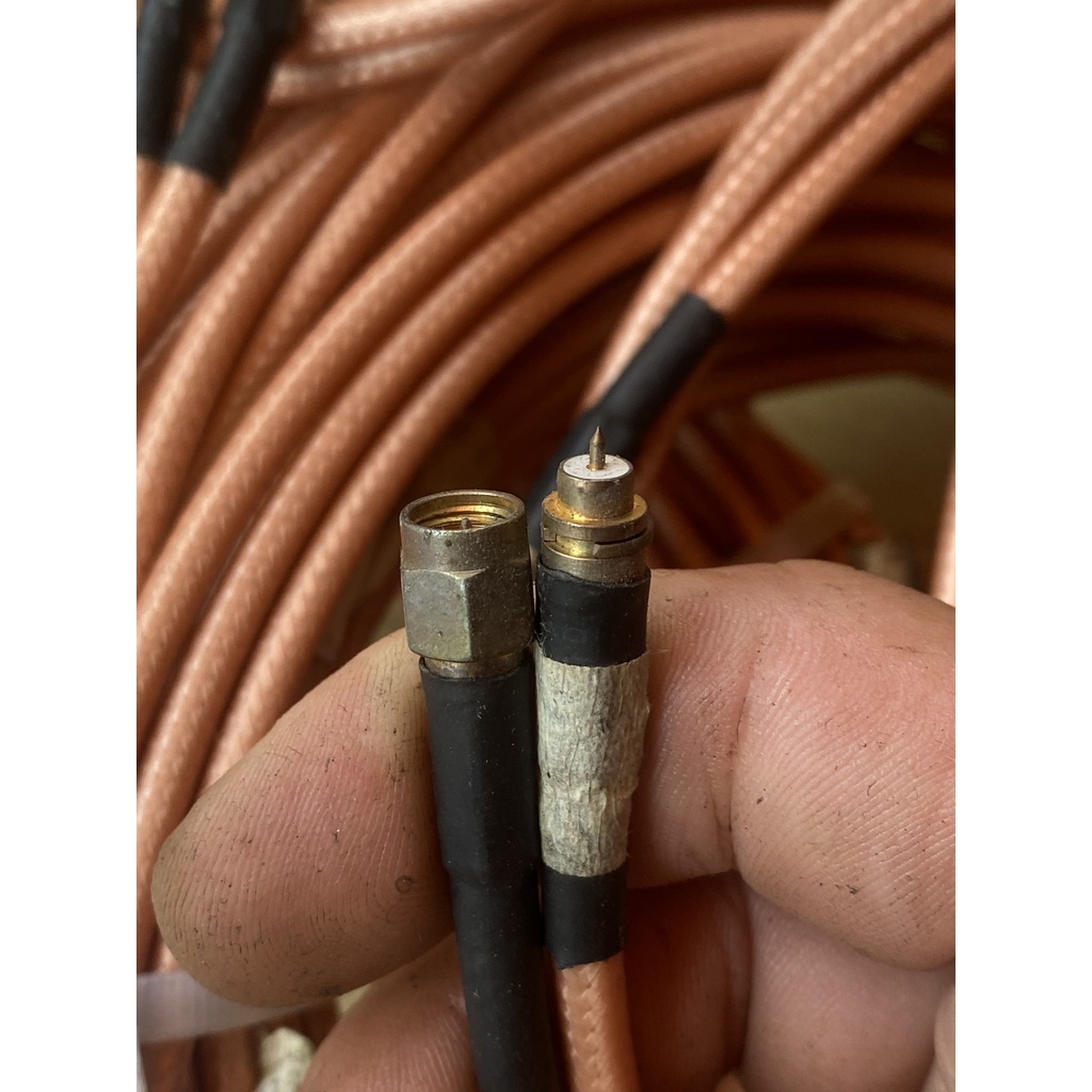 (Combo 2,4m) Dây tín hiệu 5mm nhiều lõi mạ bạc thanh lí viễn thông loại tốt