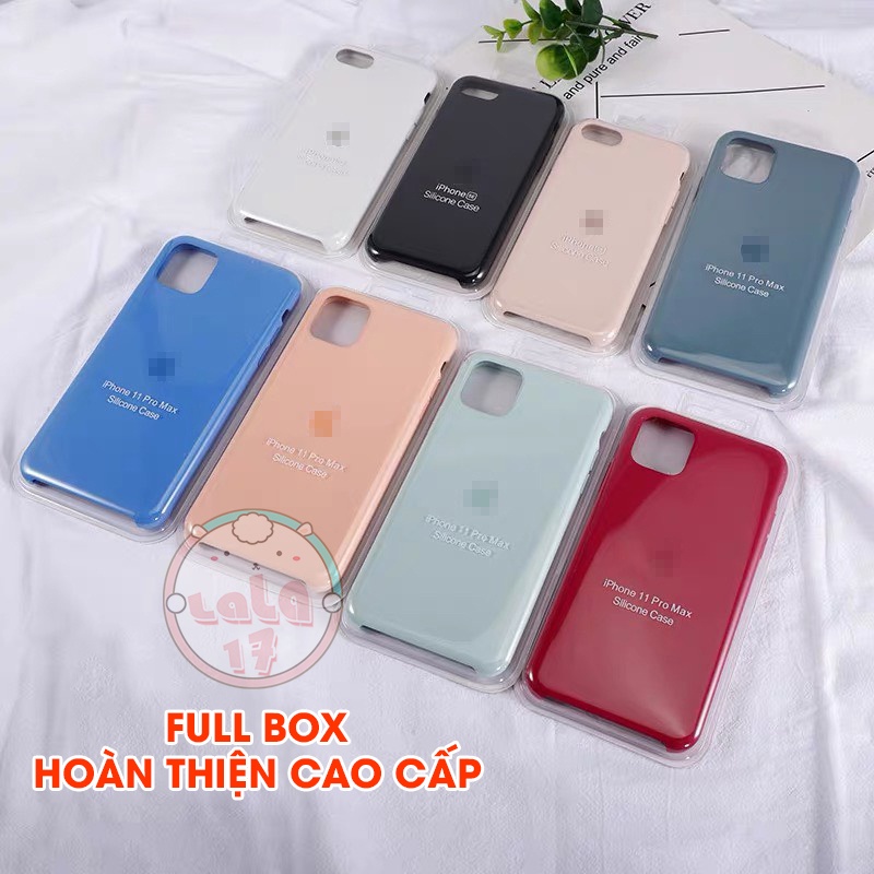 Ốp Lưng Iphone Ốp Chống Bẩn Lót nhung CAO CẤP Màu Hàn Quốc - LALA17