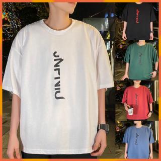 Men Women T Shirt Short Sleeve Summer Letter Printing Round Collar Tops