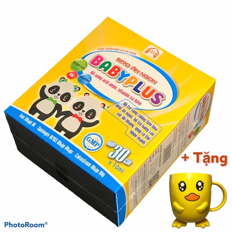 Siro BabyPlus giúp cho bé hết biếng ăn, giúp bé ăn ngon hơn, tăng cường sức đề kháng