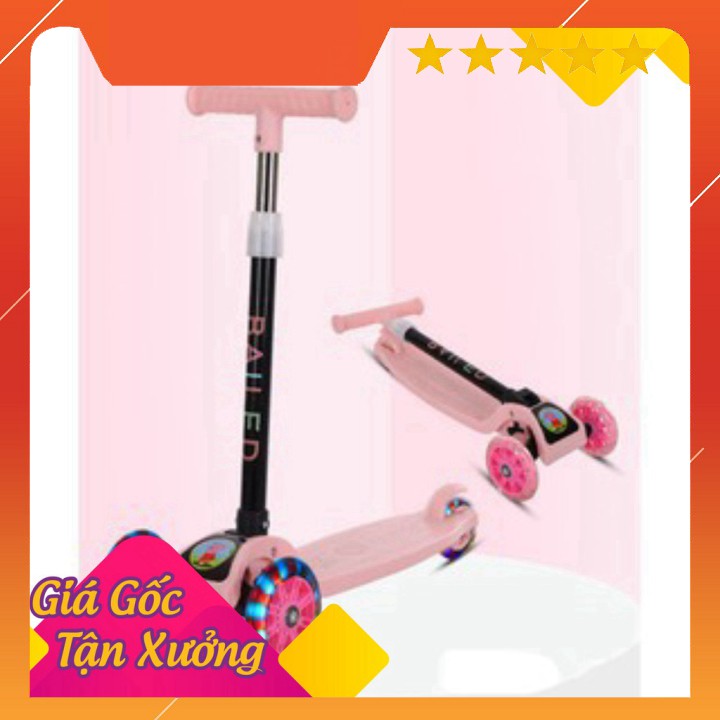 Xe trượt Scooter 3 bánh có bánh xe phát sáng cho bé