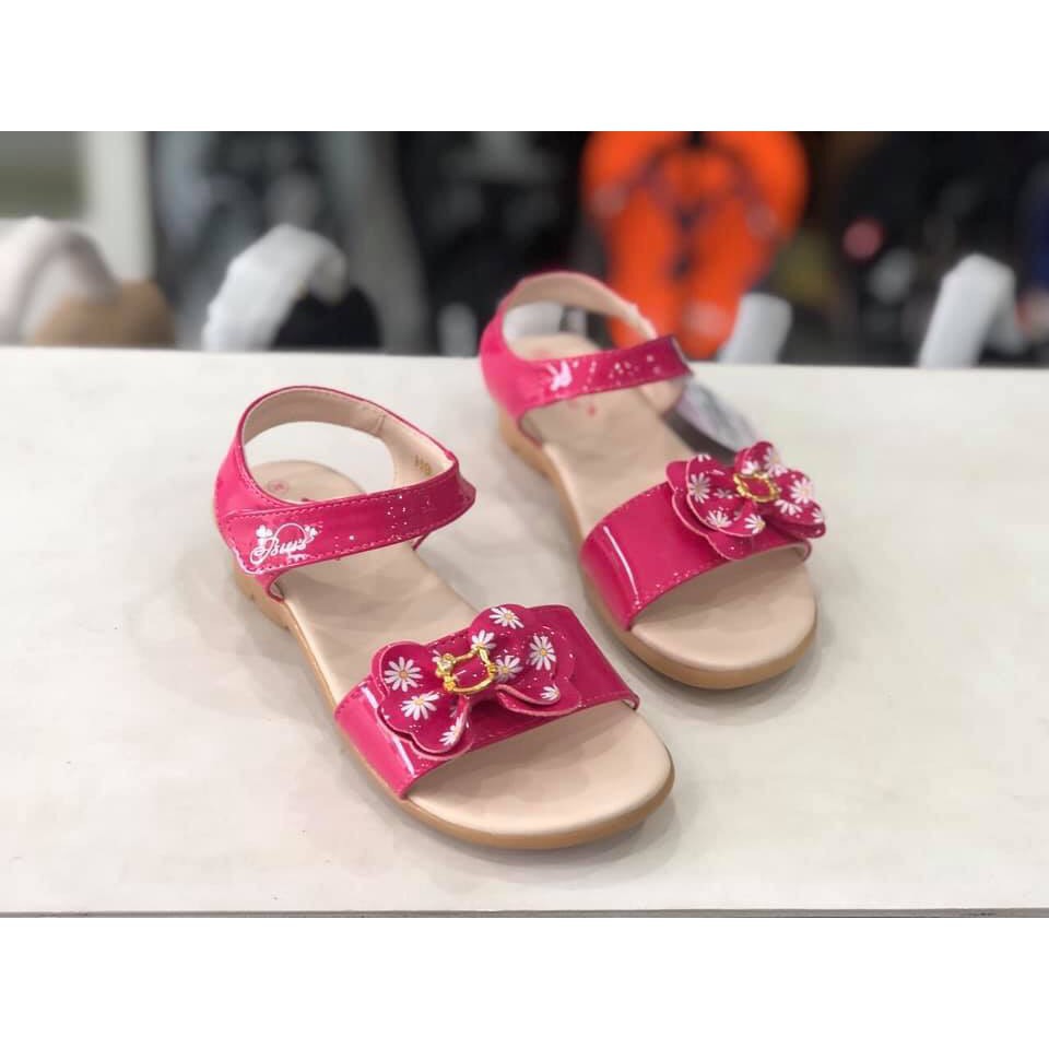 Sandal bé gái BlTIS 28-37 ❤️FREESHIP❤️ Giày quai hậu học sinh gắn tag mèo Kitty phối nơ xinh xắn DTG000588