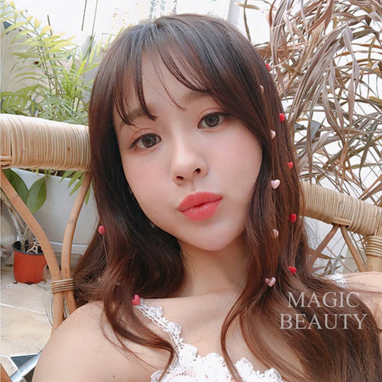 Phụ Kiện Tóc MALANO Dây Kẹp Tóc Hình Trái Tim Xinh Xắn Phong Cách Hàn Quốc Cho Nữ FA-001235