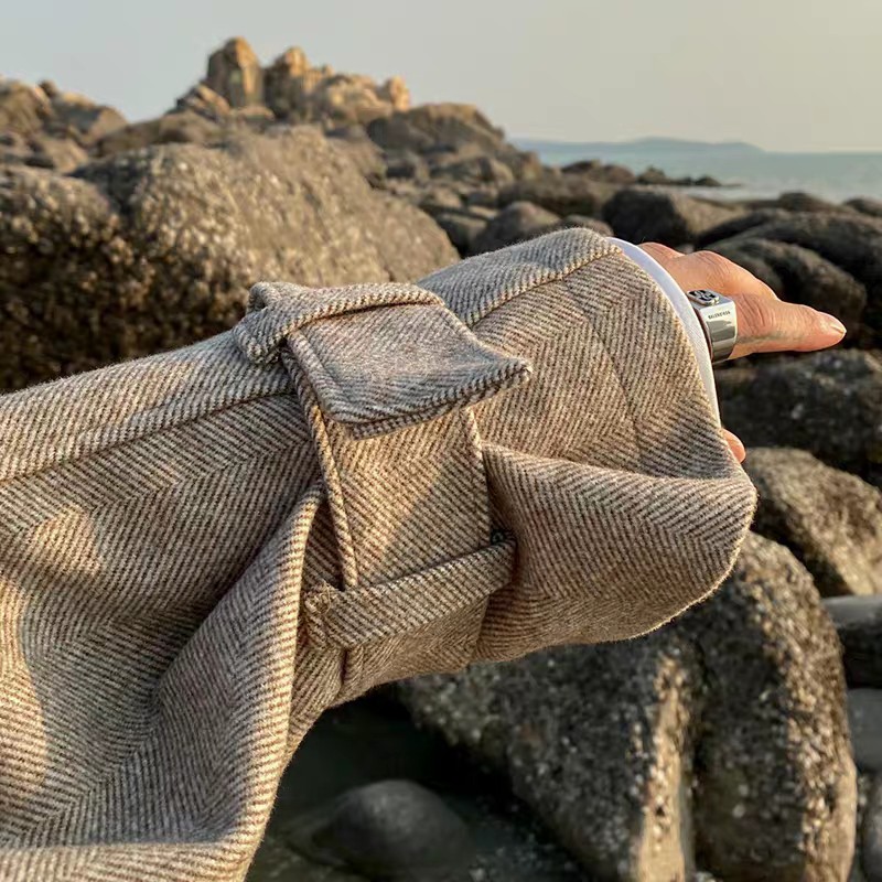 Áo khoác dạ nam dáng dài MENSTORE94. phong cách Hàn Quốc cực sang