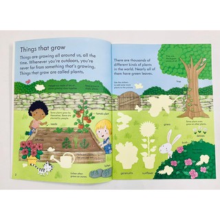 Dính dán - Usborne sticker book - How things grow