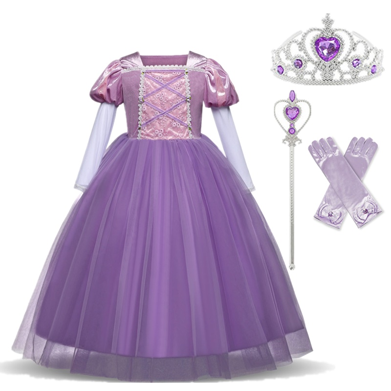 Đầm Hóa Trang Công Chúa Lễ Hội Halloween Cho Bé Gái