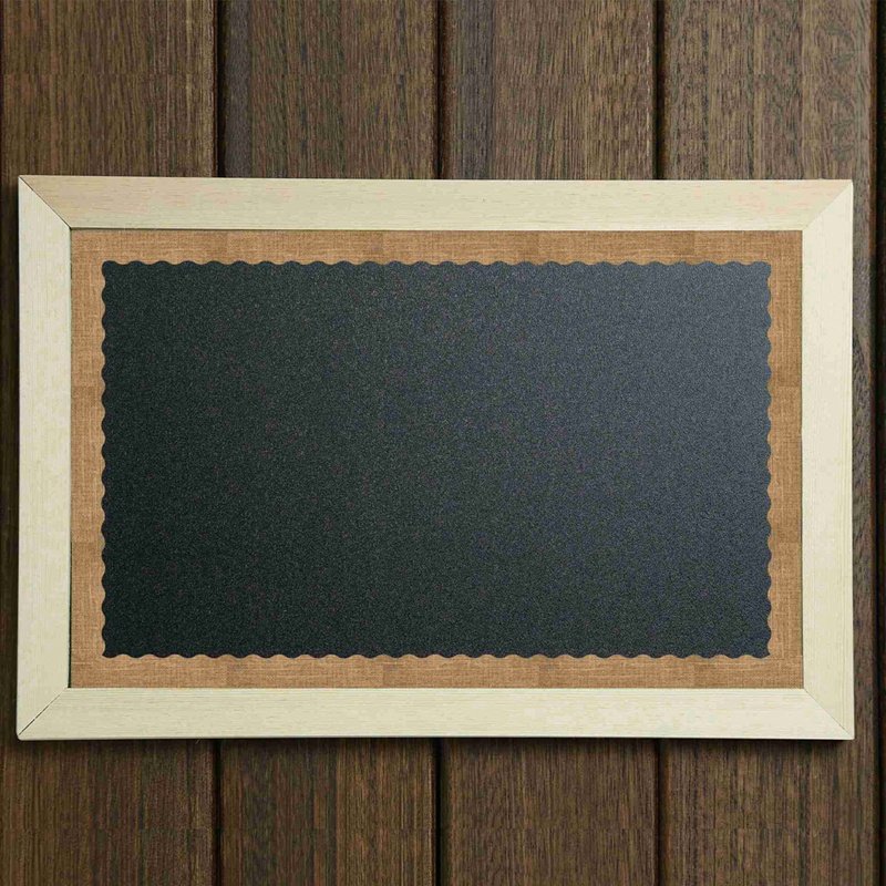 Bộ 2 Cuộn Viền Bảng Đen Bằng Vải Bố Trang Trí Lớp Học