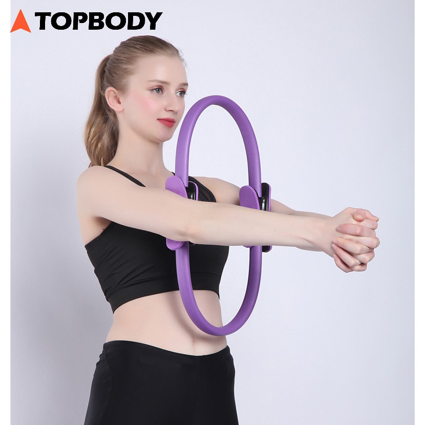 Vòng tập Yoga, Vòng Kẹp Co Dãn Hỗ Trợ Tập yoga, gym tại nhà TOPBODY-VOKEP01