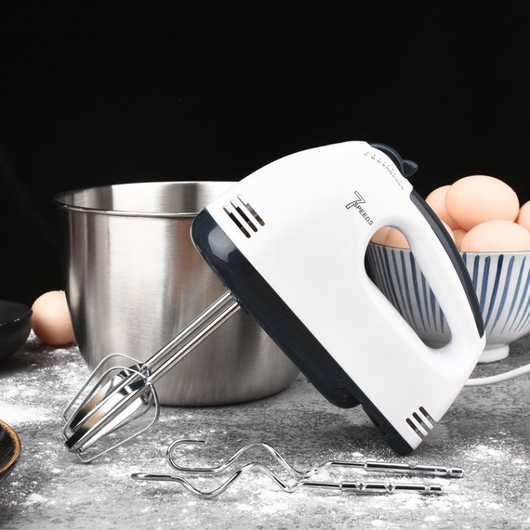 Máy Đánh Trứng Cầm Tay Mini Cao Cấp Với 7 Tốc Độ Cực Mạnh - Hoạt Động Êm Ái