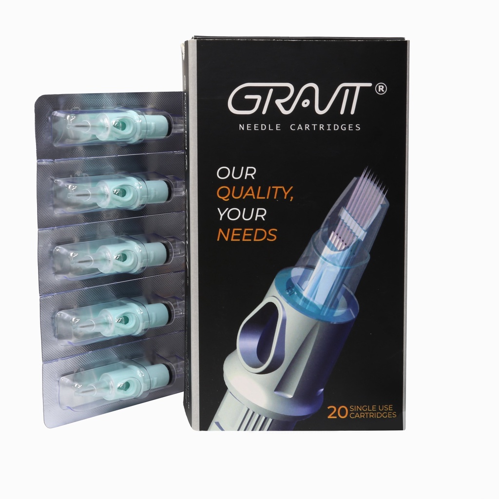 Kim xăm đầu đạn GRAVIT  , hộp 20 cây