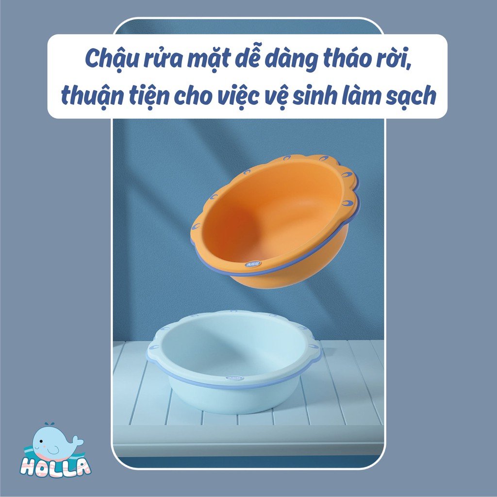 Bồn rửa mặt đa chức năng HOLLA chính hãng cho bé