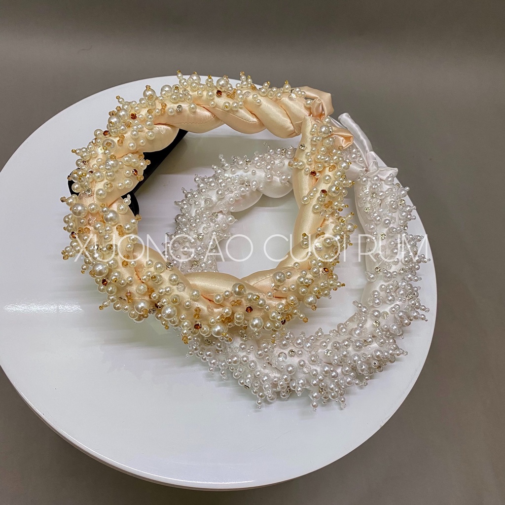 Mấn cô dâu đính cườm