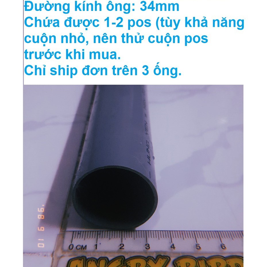 Ống tube nhựa đựng poster cắt theo yêu cầu kích thước từ 45cm-65cm có sẳn giá sỉ