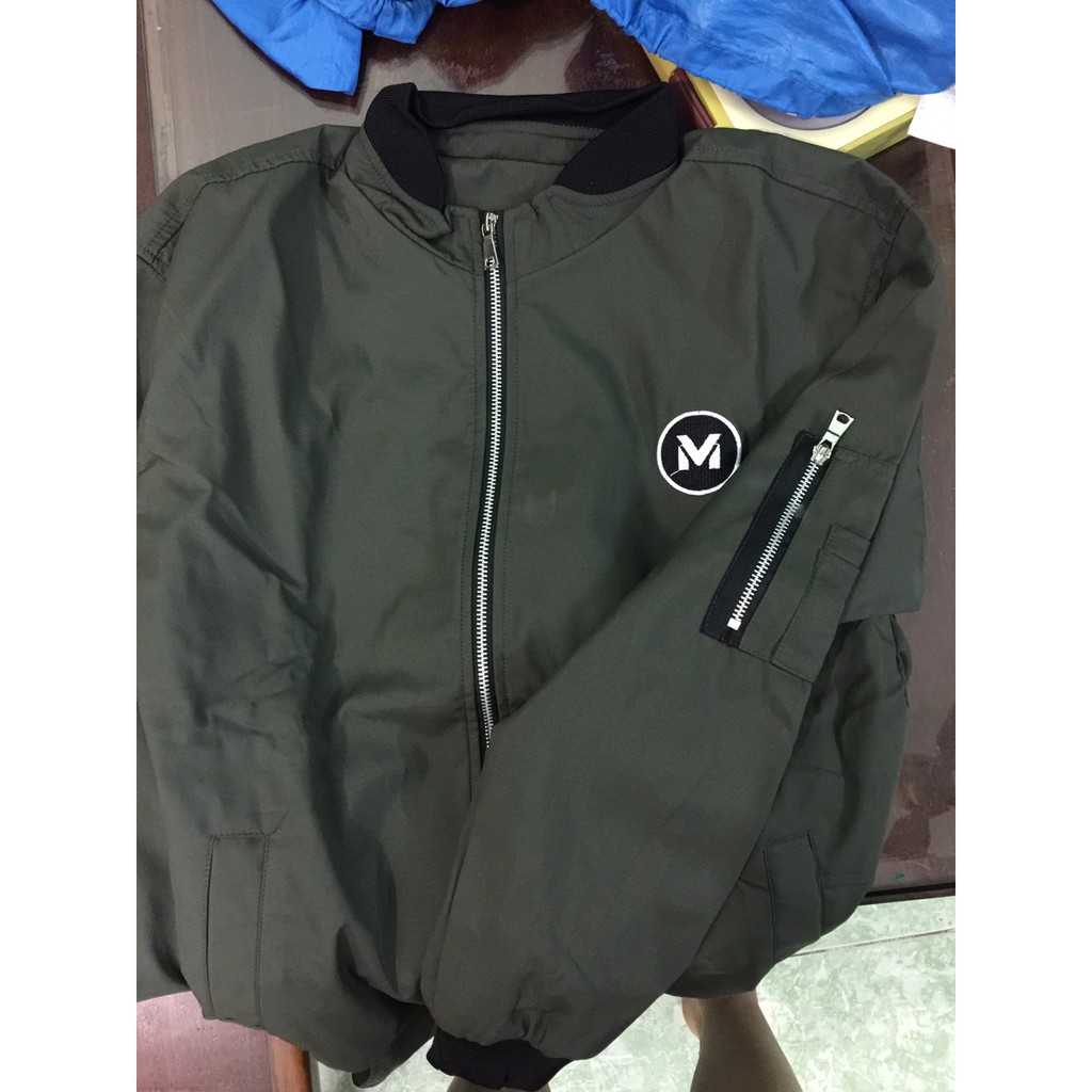 Áo khoác nam kaki dù Bomber