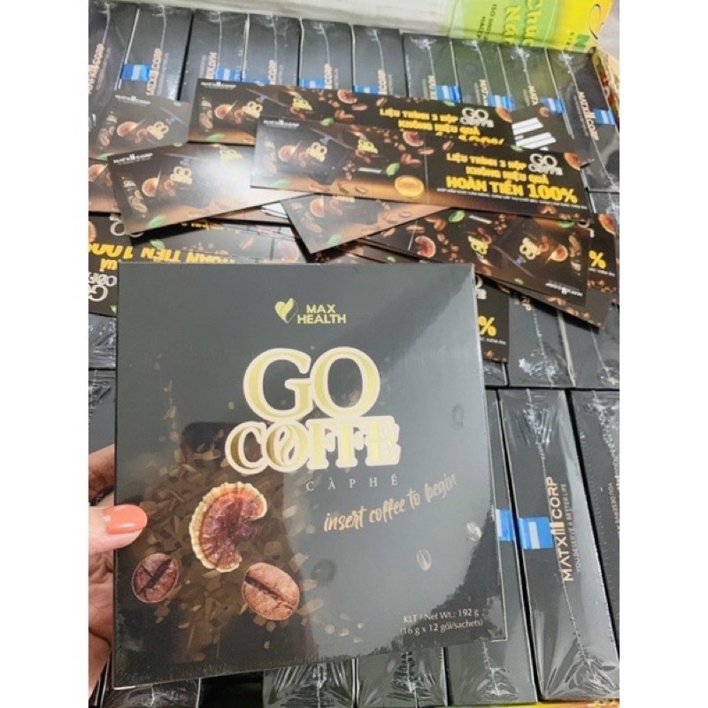 GO COFFE Giảm cân hiệu quả hàng chính hãng hộp 12 gói