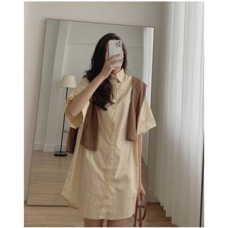 Váy sơ mi oversize ( ảnh thật tự chụp )