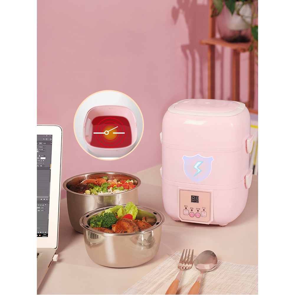 Hộp ủ cơm điện Sunchance đa năng điện tử , nấu cơm trưa thích hợp cho dân văn phòng bảo hành 12 tháng | BigBuy360 - bigbuy360.vn