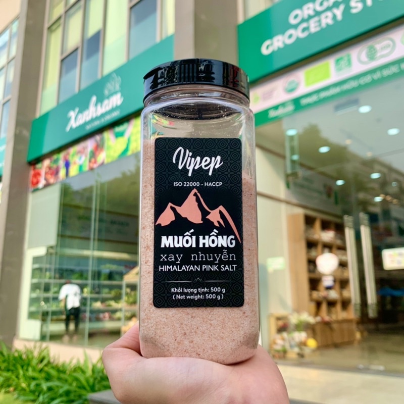 Muối Hồng Xay Nhuyễn Vipep 500gr Pakistan - XanhSam