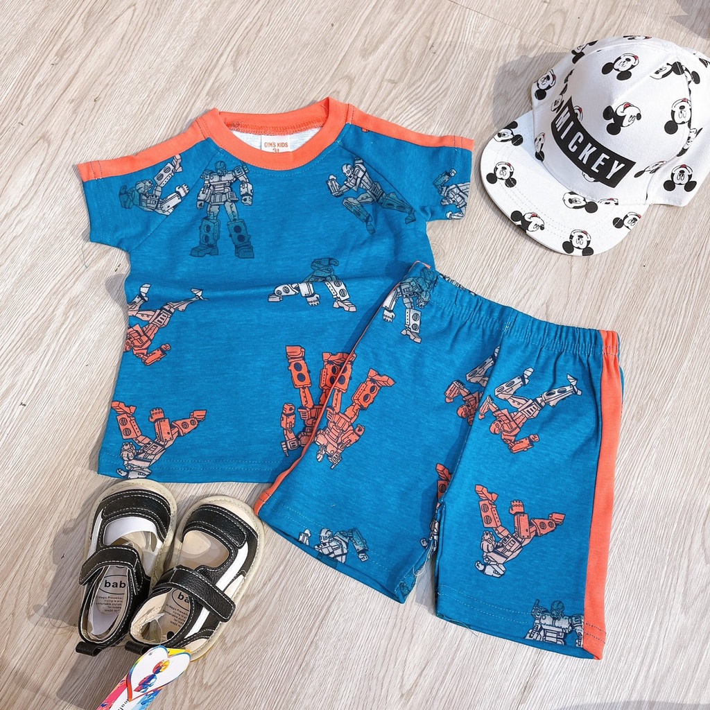 (7-21kg)Set bozip bé trai hàng xuất xịn Gym's kids bảng màu đẹp 1(ảnh thật)