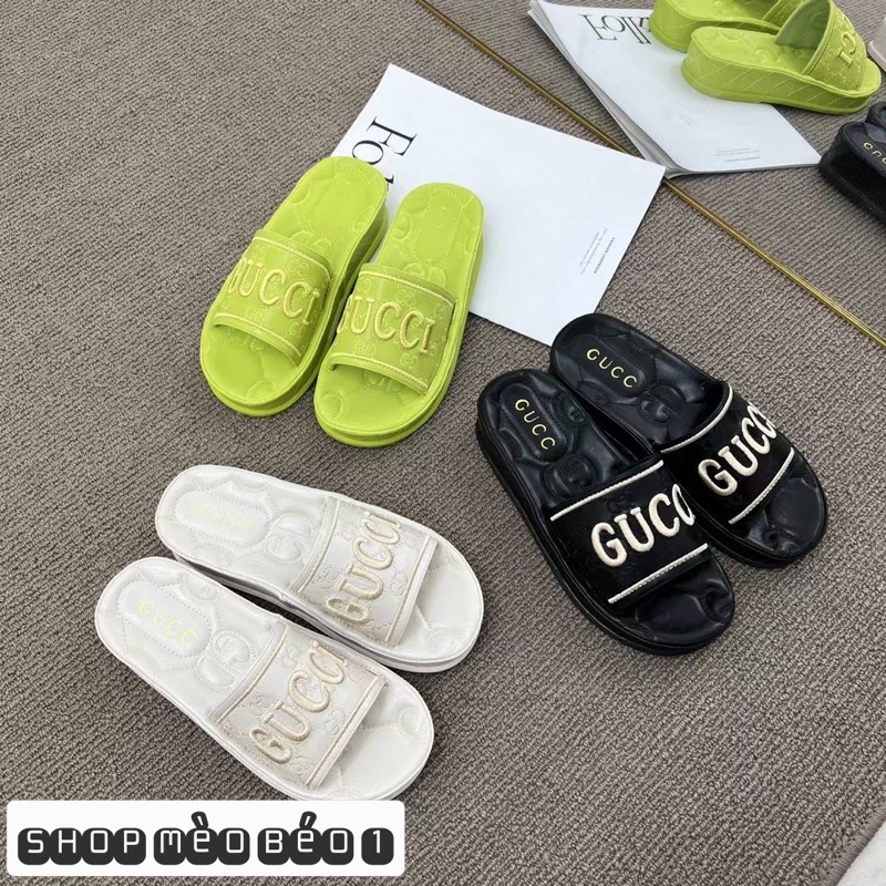 Dép gc quai ngang hoạ tiết fullbox hàng quảng châu cao cấp