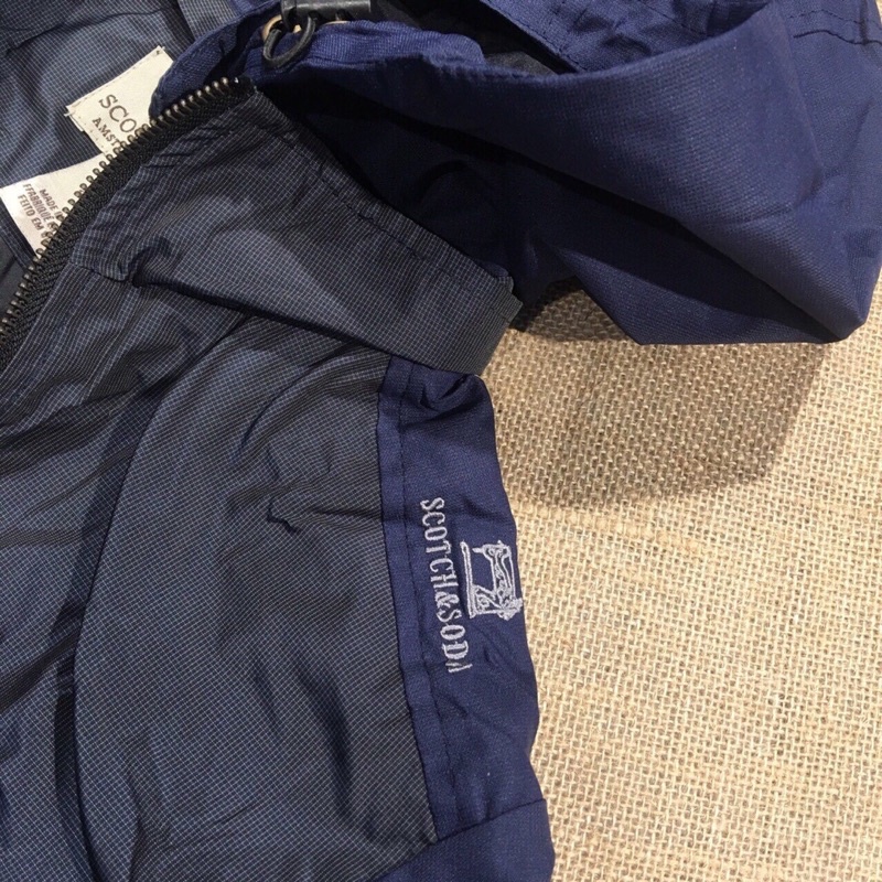 AN10 - Áo gió nam 2 lớp có mũ SCOTCH & SODA