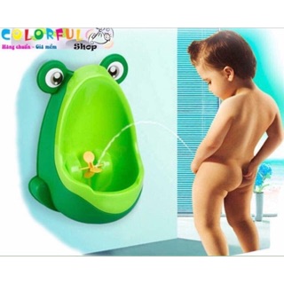 🌽bô tiểu ếch gắn tường cho bé trai