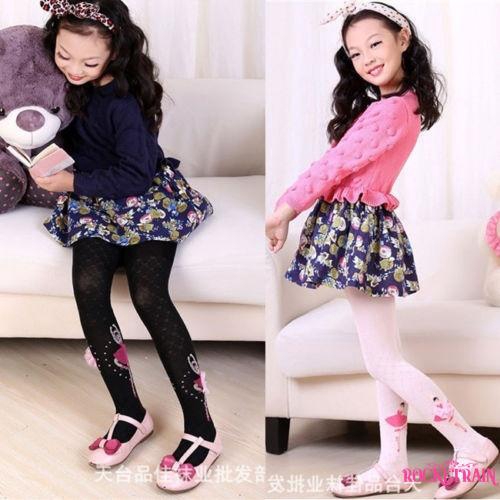 Quần tất cotton giữ ấm cho bé gái