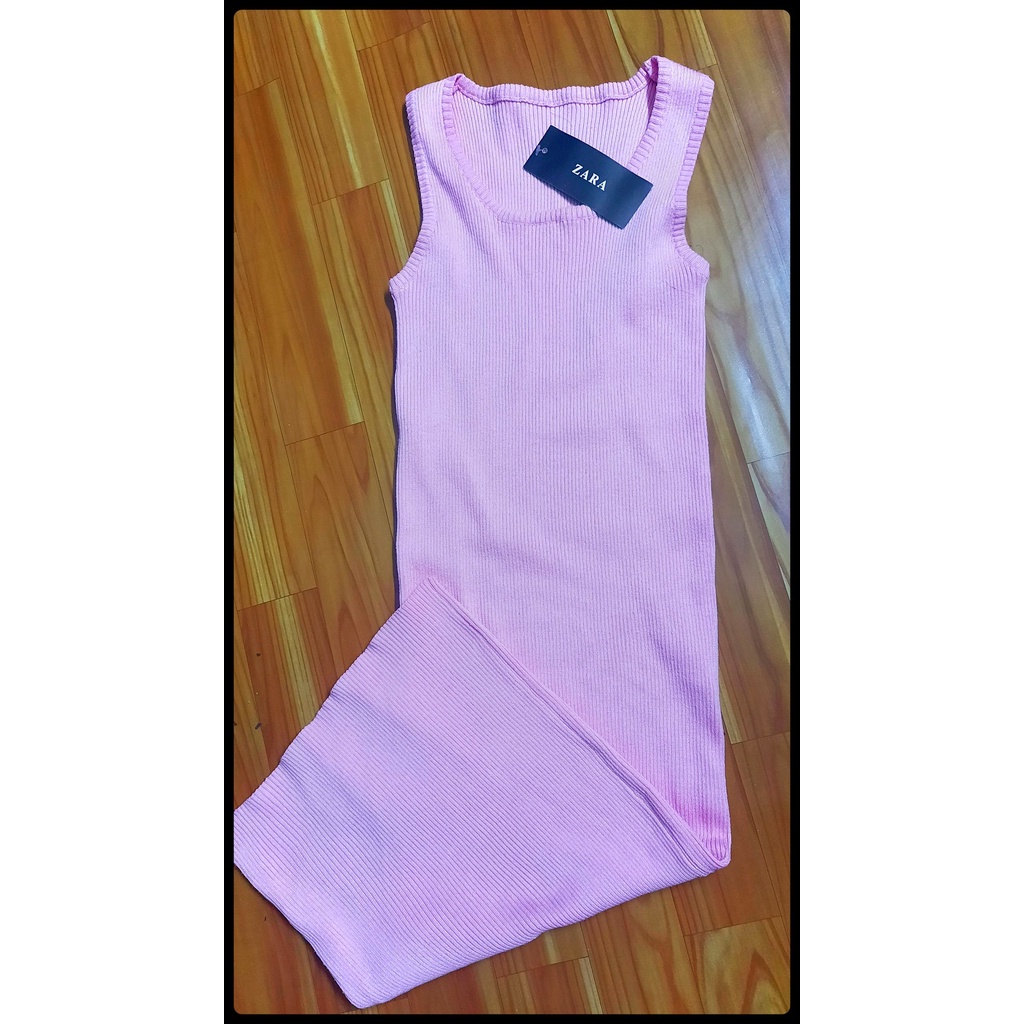 VÁY BODY THUN GÂN - PINK