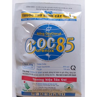 Thuốc trừ nấm - diệt vi khuẩn coc85 wp - 10gr
