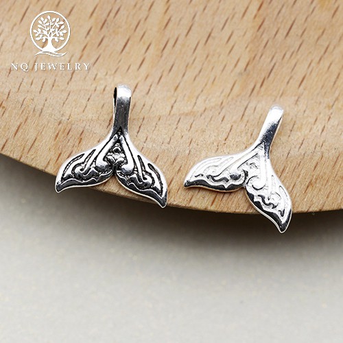 Charm bạc đuôi nàng tiên cá treo - NQ Jewelry