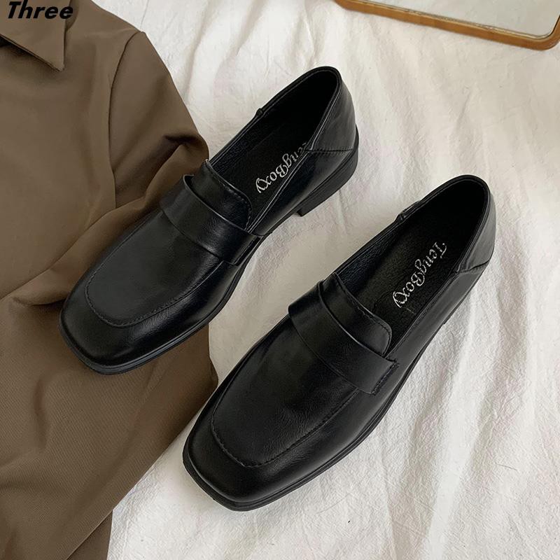 Women's shoes, single shoes, chic small leather shoes, women's footwear, British style, fashion, autumn, Korean version, all-match