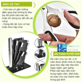 Bộ dao nhật 6 món [COM BO DAO 6]