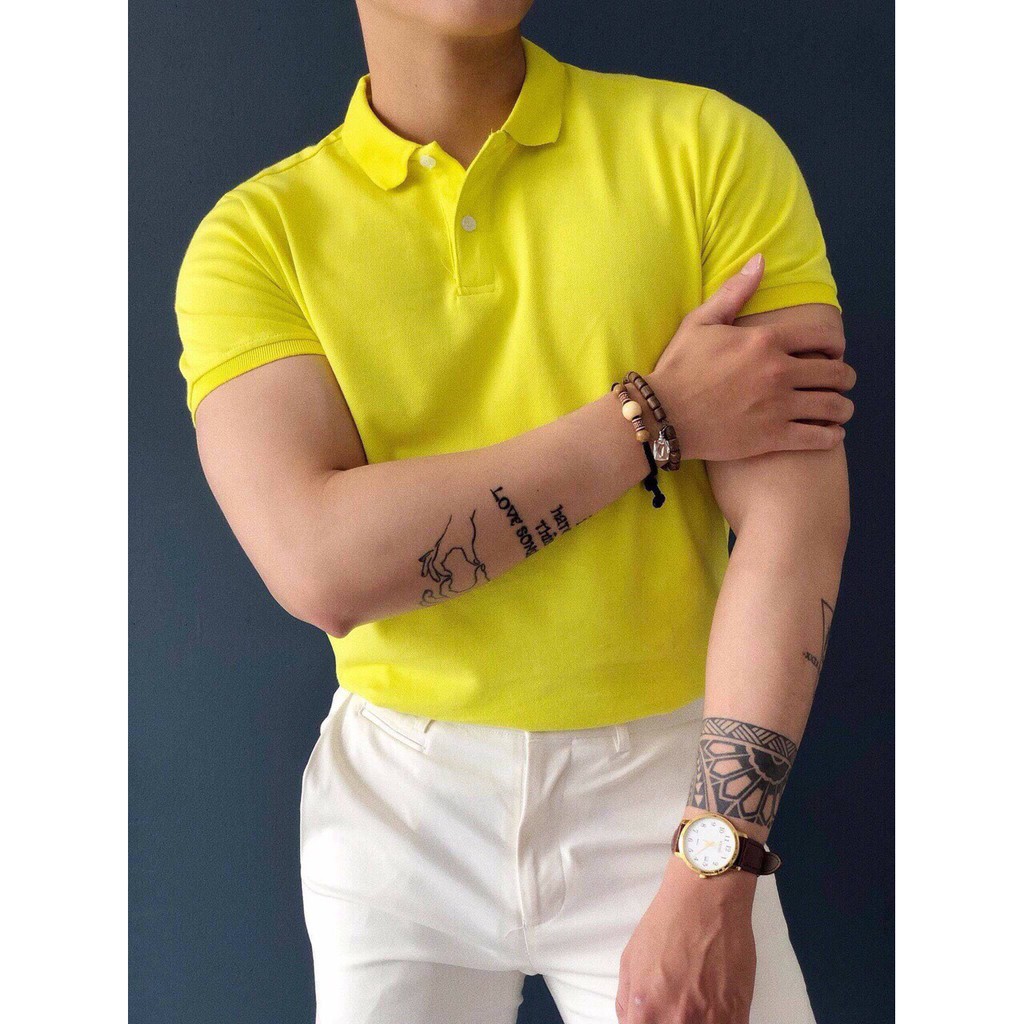 Áo Thun polo Lascote Nam Phối viền đẹp co dãn,Thấm mồ hôi tốt