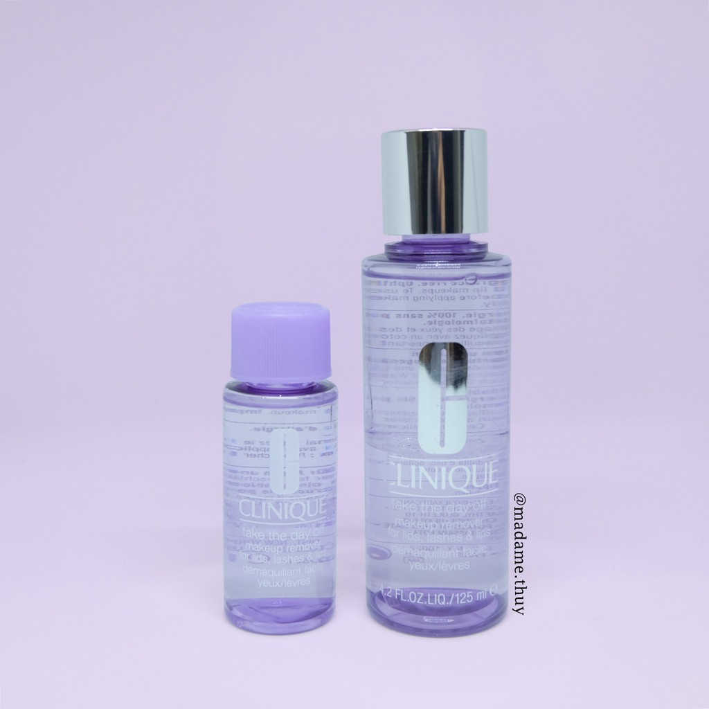 CLINIQUE - Nước tẩy trang mắt và môi Take The Day Off Makeup Remover