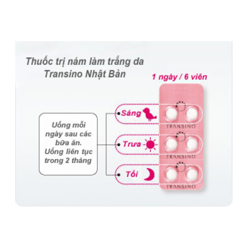 Viên trị nám transino whitening Nhật Bản 240 viên