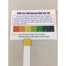 Combo 10 Que test nhanh viêm âm đạo tại nhà, tiết kiệm chi phí