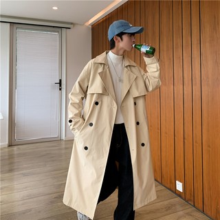 [OD/Sẵn BE] Áo khoác mangto Nam dáng dài phong cách Hàn Quốc [kèm ảnh thật]
