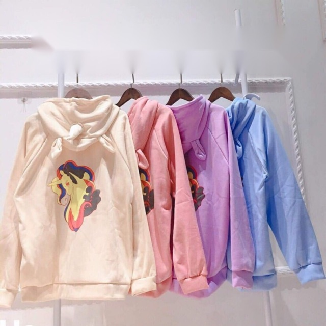 ÁO HOODIE KÌ LÂN UNICORN 4 màu