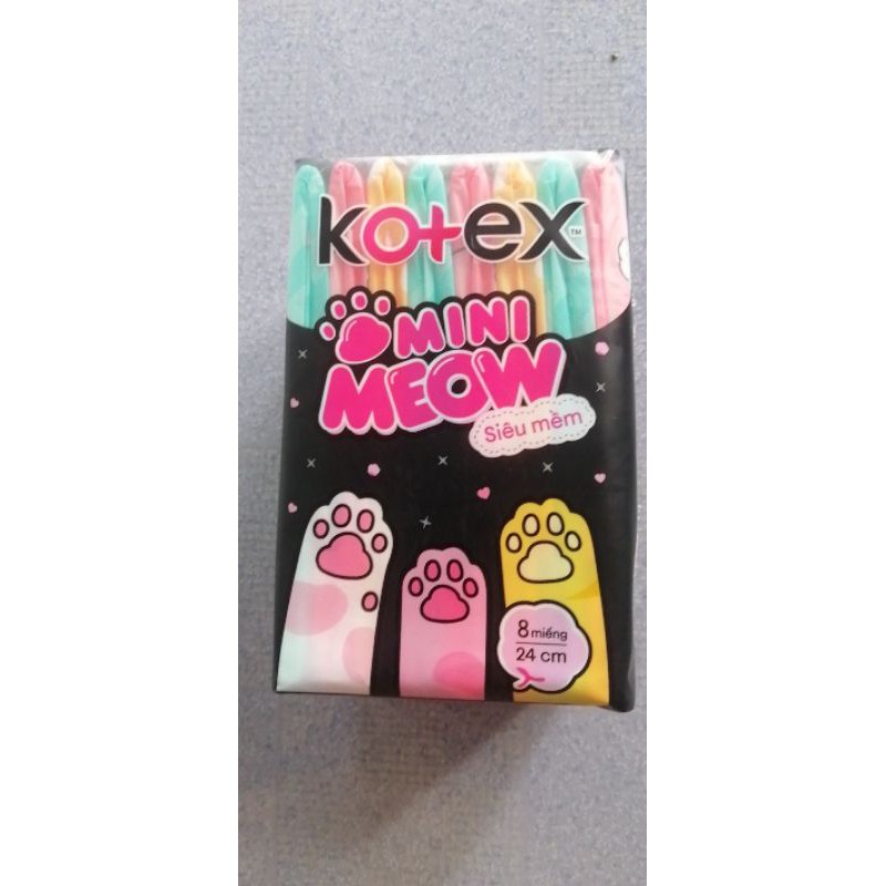 Băng vệ sinh Kotex siêu mềm Meow