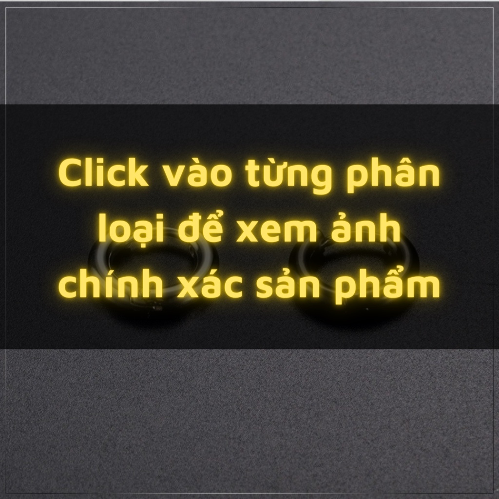 Khuyên tai nam tròn KuuClothes màu bạc đen đơn giản đẹp nhỏ xinh - HT Tổng hợp