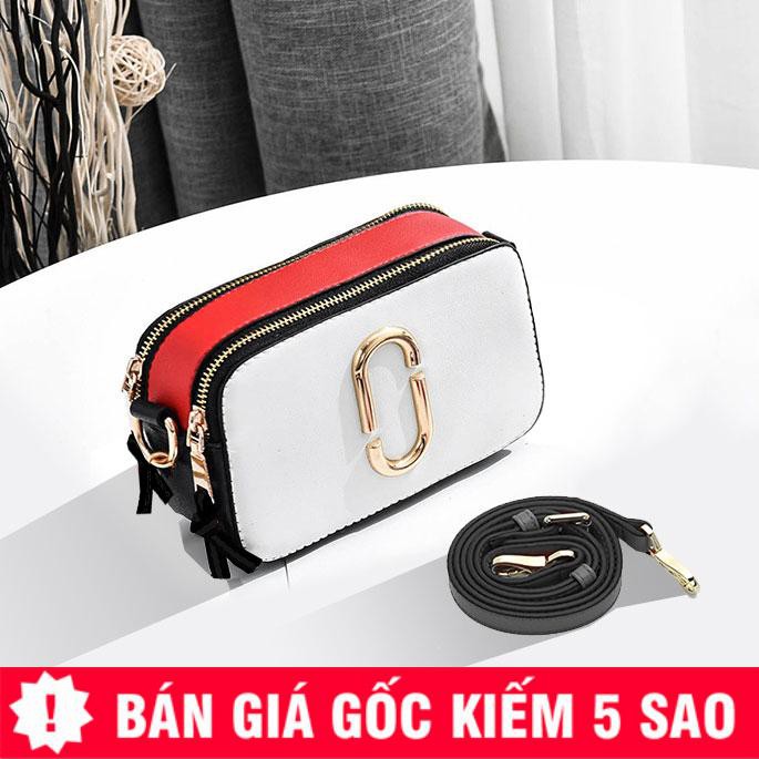 Túi Hộp 2 Dây Kéo Quai Đeo Da Cao Cấp P1050