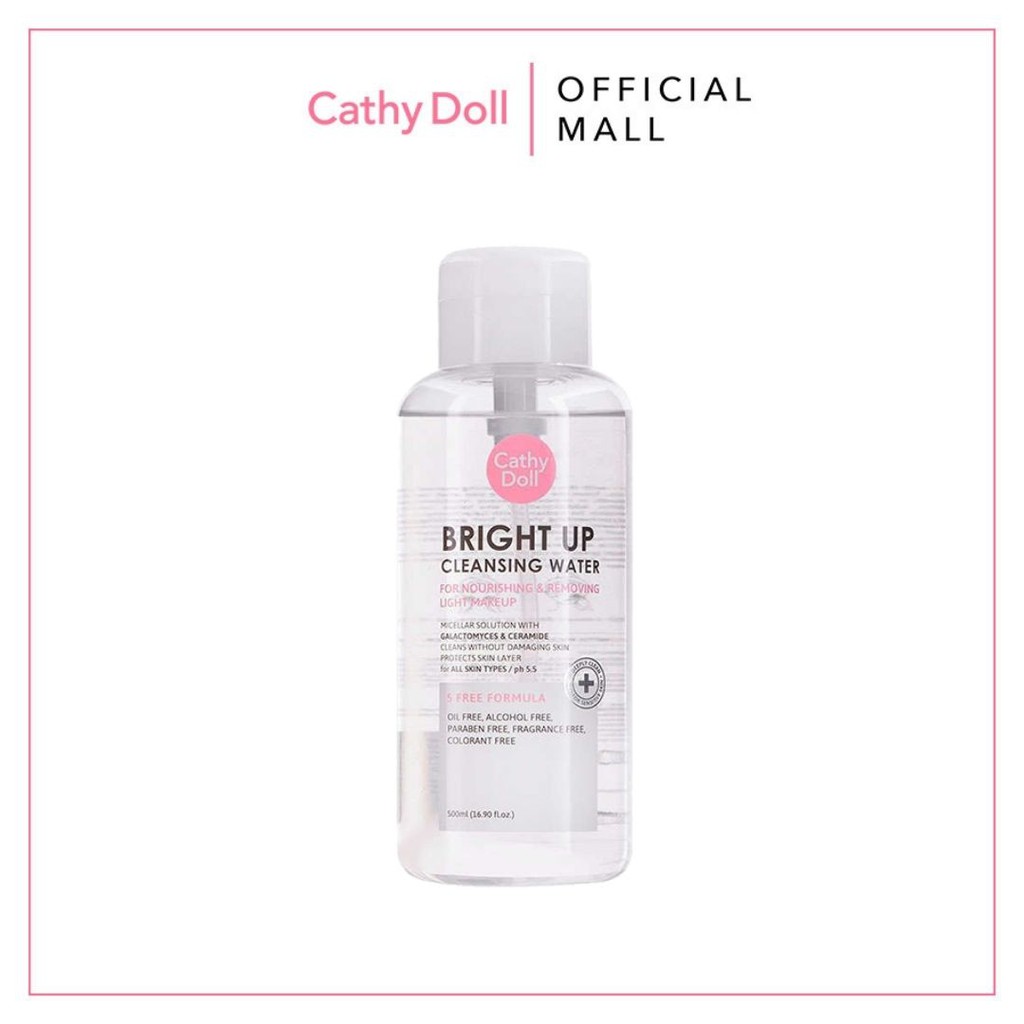 Nước tẩy trang sáng da Cathy Doll Bright Up Cleansing Water 500ml