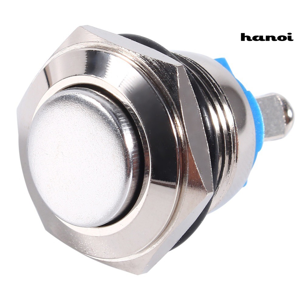 Công tắc nhấn bật/tắt chống nước cho xe hơi 12V 16mm