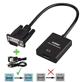 Cáp chuyển đổi từ VGA sang 1080P HD HDMI + TV AV Audio Video