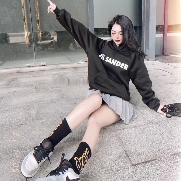 Áo nỉ Hoodie jil sander , áo nỉ bông hoodie unisex nữ phong cách hàn quốc | BigBuy360 - bigbuy360.vn